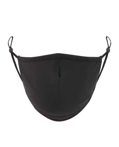 front of 3-ply face mask with adjustable ear loops
