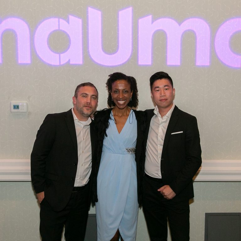 The COBMEX® Team at the NAUMD Awards Banquet: Jon Edberg, Pricila Neal, and Chi Dam.