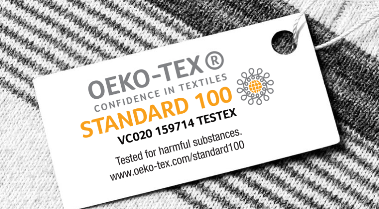 OEKO-TEX standard 100 clothing tag