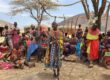 A group of women in Kiltamany Village in Samburu County.